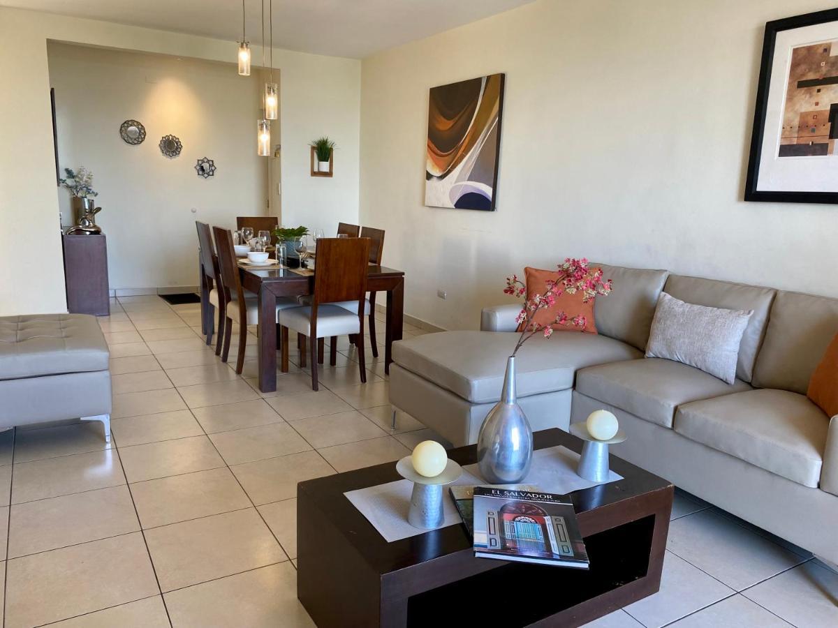 Beautiful Apartment, Terrace With Incredible View, 3 Bdr, Escalon, Exclusive, Secure San Salvador Esterno foto