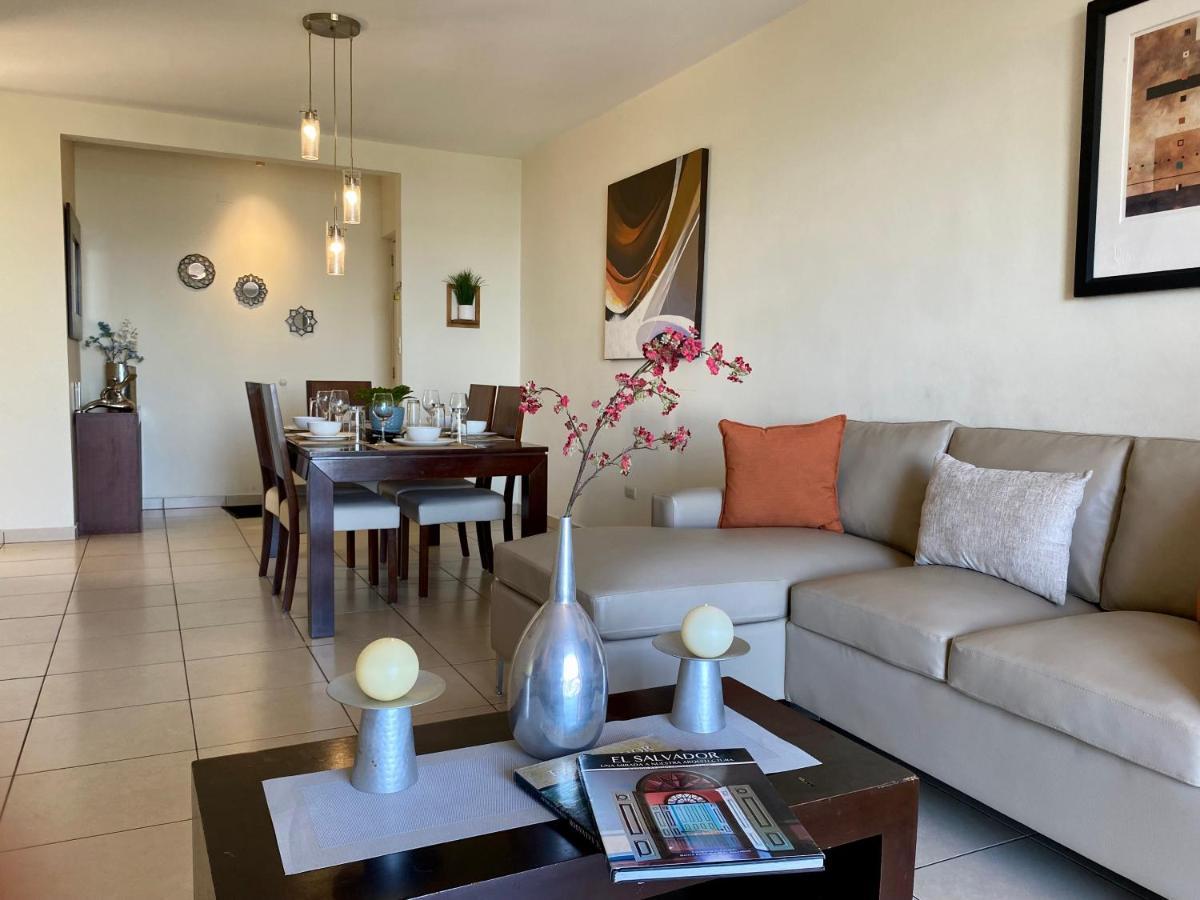 Beautiful Apartment, Terrace With Incredible View, 3 Bdr, Escalon, Exclusive, Secure San Salvador Esterno foto